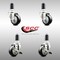 Service Caster 3 Inch 316SS Black Poly Swivel 1-1/4 Inch Expanding Stem Caster Brake SCC, 2PK SS316EX20S314-PPUB-BLK-2-TLB-2-114 - alternate 3